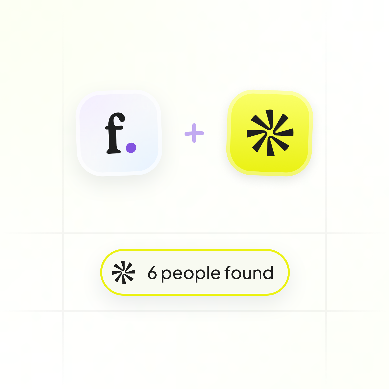 Stop switching tabs. Start finding people where your data lives.