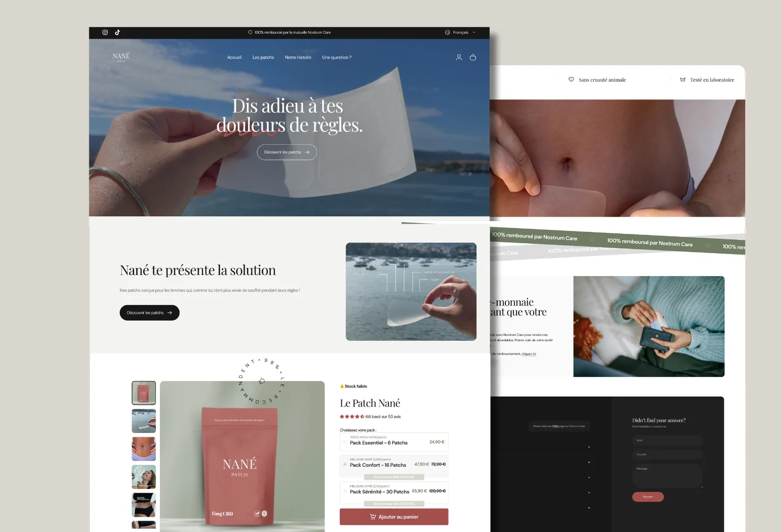 Boutique Shopify réalisé par Orizon Agency