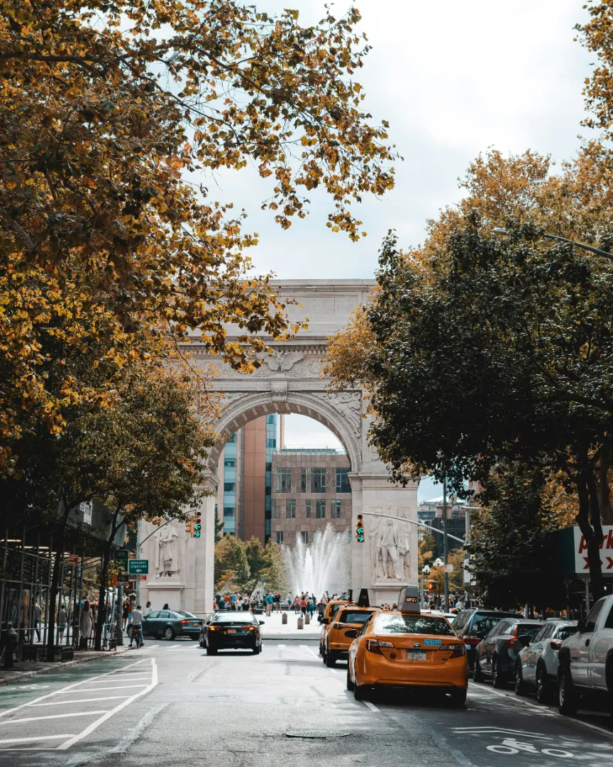 Triumphal Arch in Washington Square Park, NYC