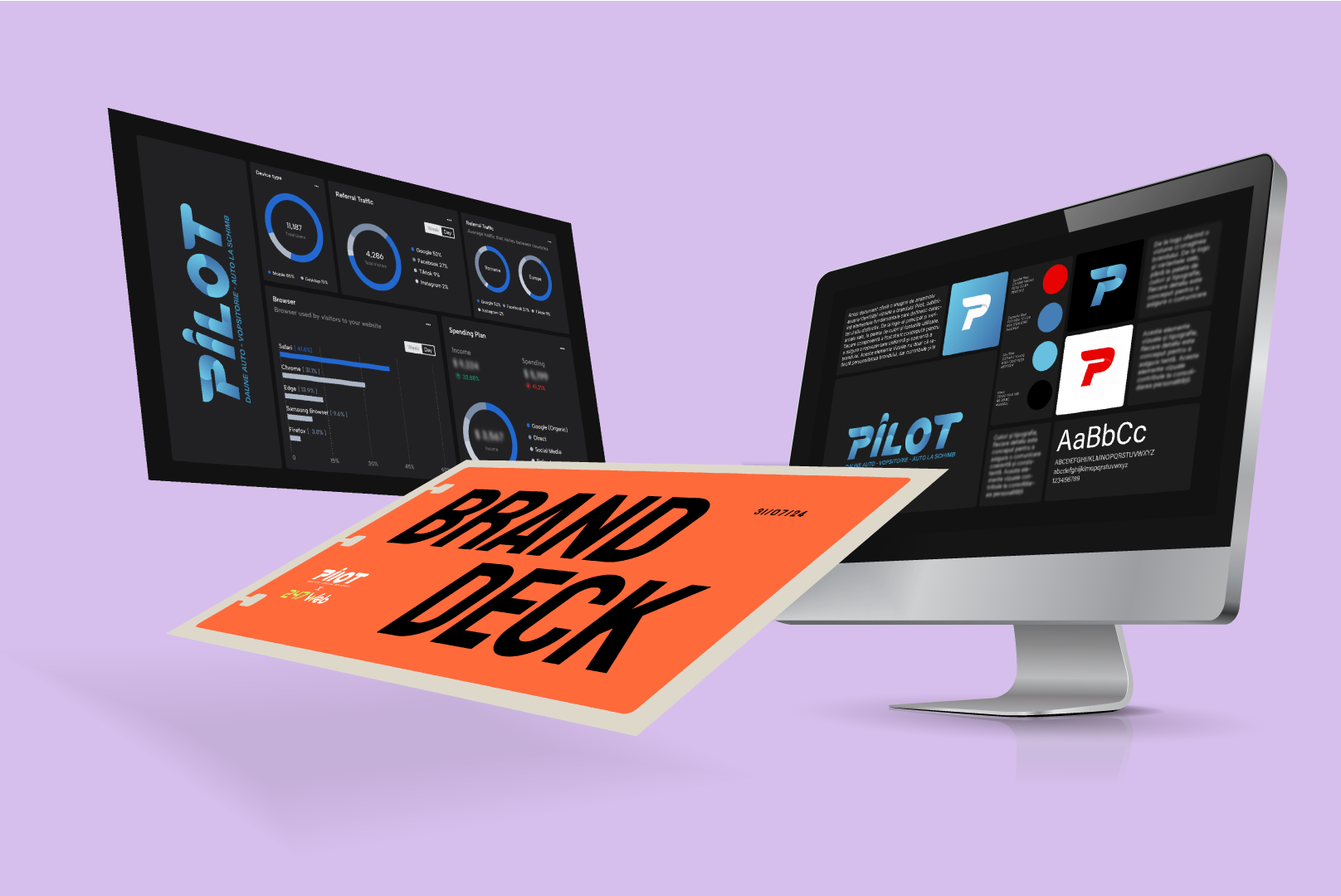 mockup pilot branding identity