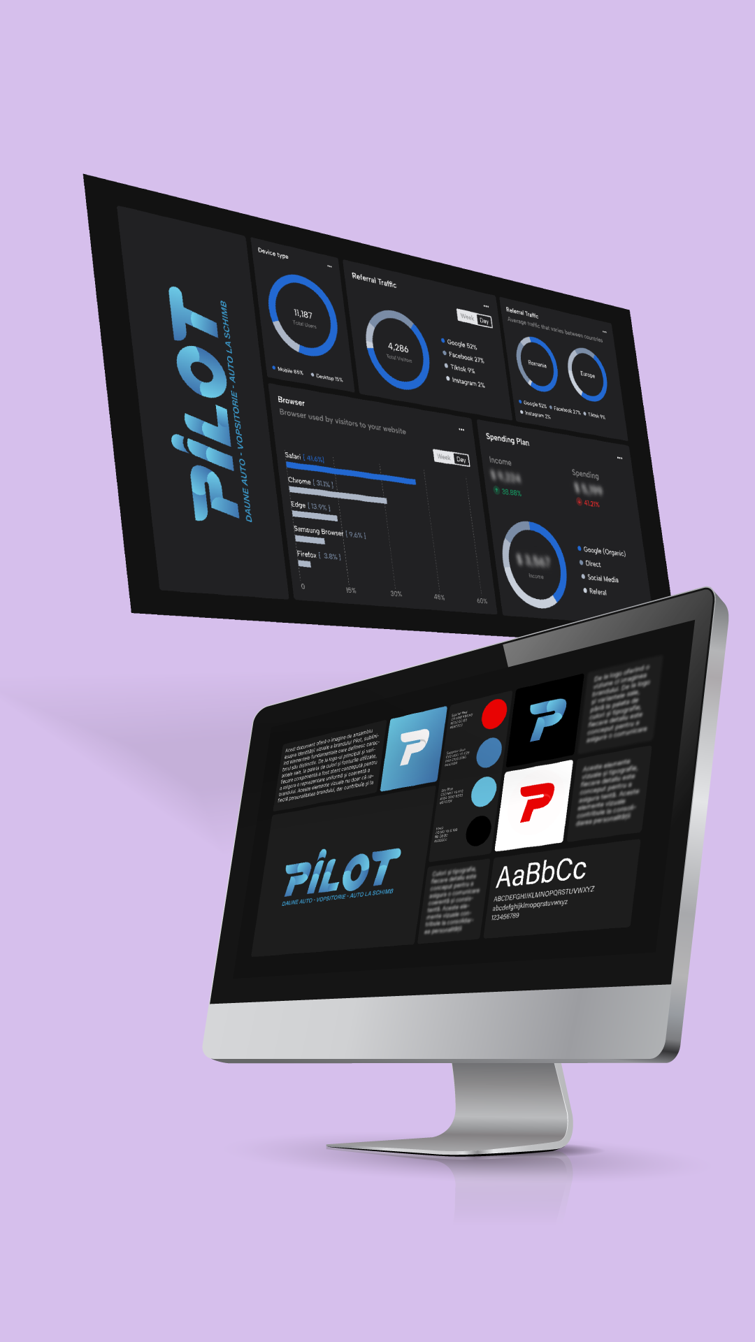 mockup pilot branding