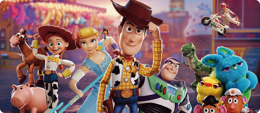 Toy Story — beloved Pixar adventure full of friendship, humor, and everyday English phrases