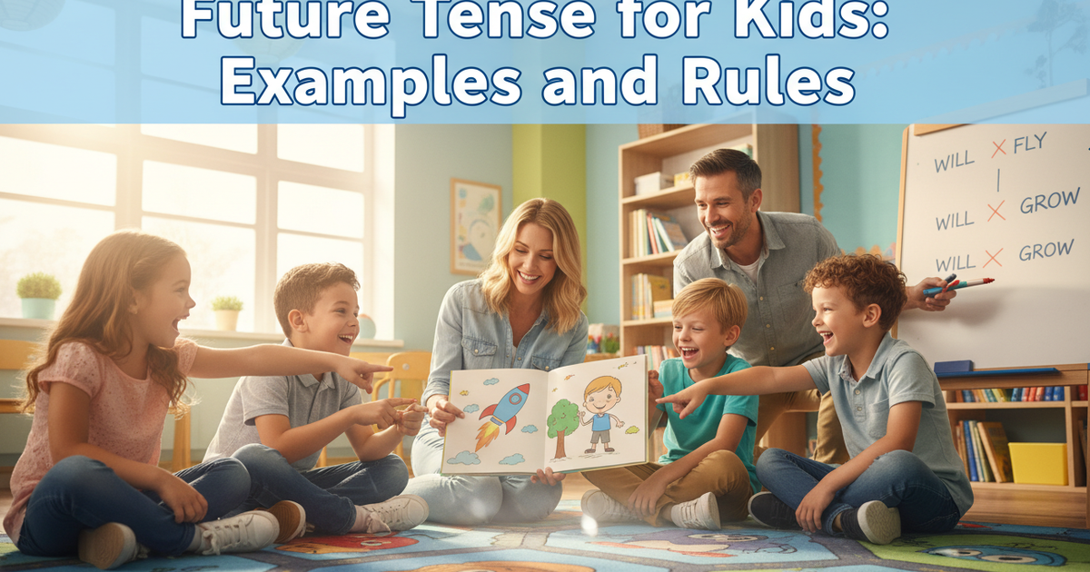 Future Tense for Kids: Examples and Rules