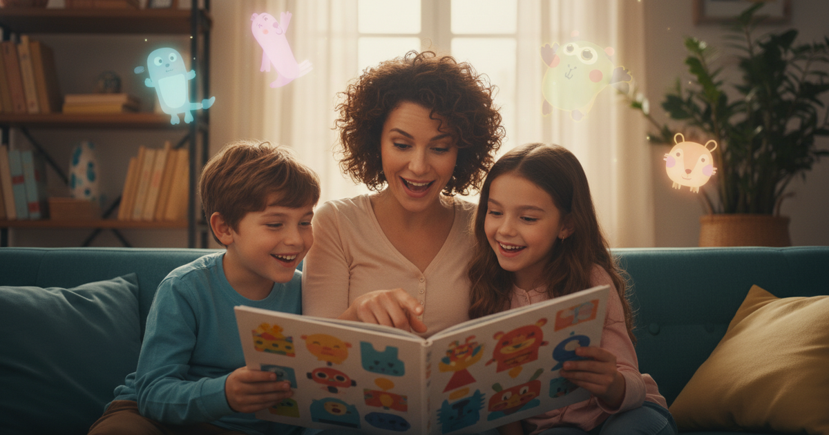 Cartoon illustration for best TV Shows to Learn English for Kids