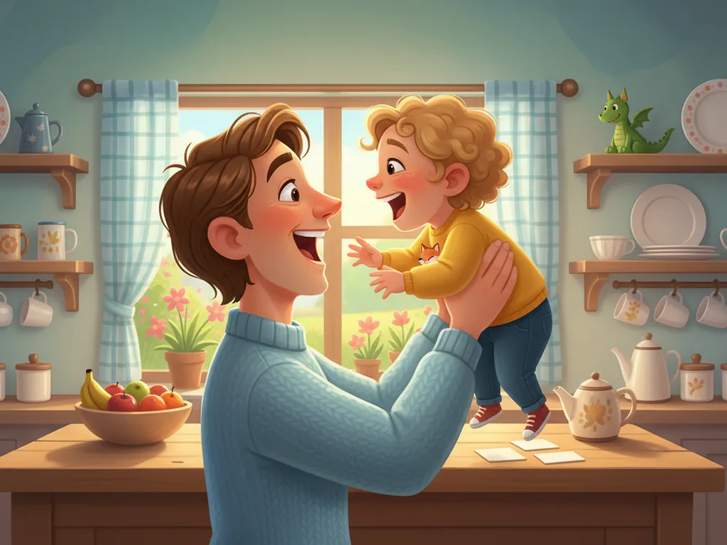 Cartoon illustration of how to prepare your child step by step