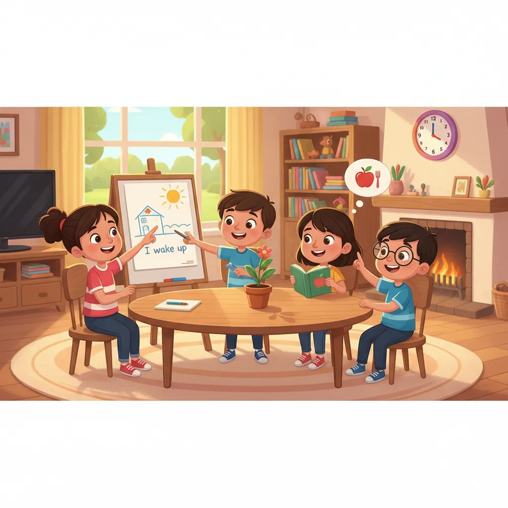 Presente simple en inglés para niños: guía