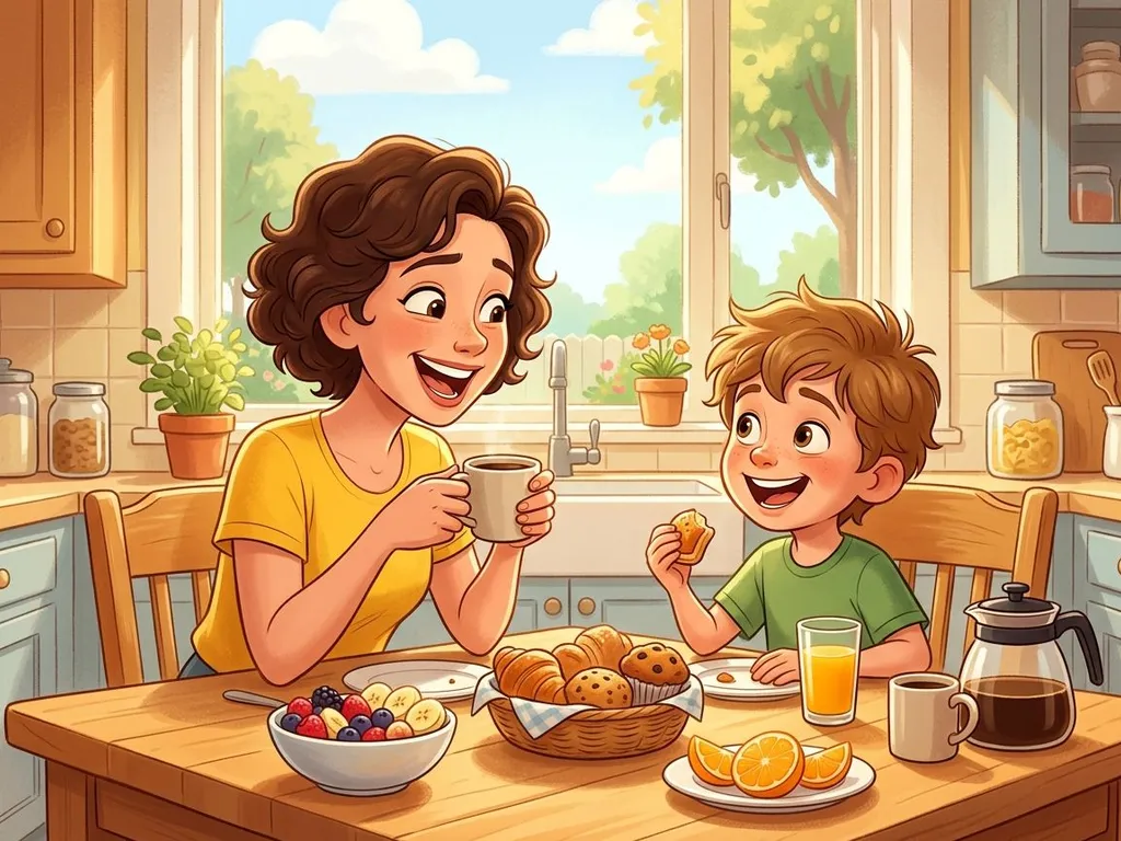 Cartoon illustration of por qué el verano es el momento ideal para practicar inglés