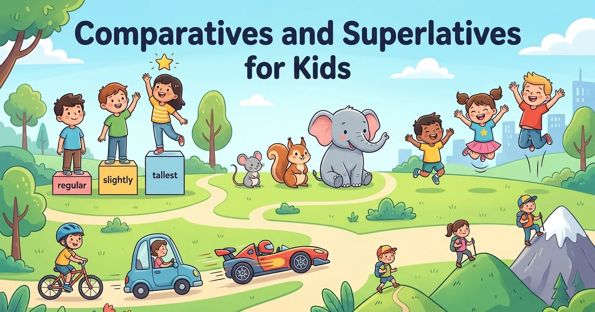 Comparatives and Superlatives for Kids