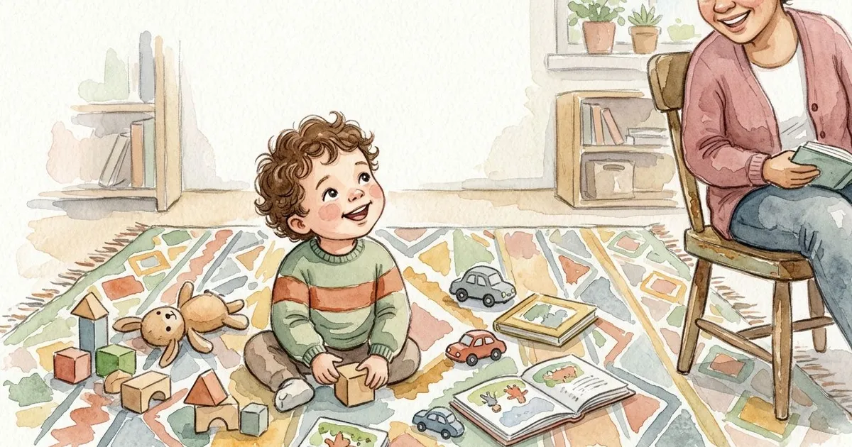 Cartoon illustration for leer en inglés para niños