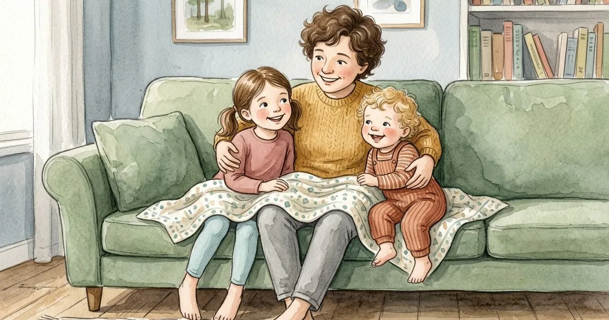 Cartoon illustration for inglés para preescolares para niños de infantil