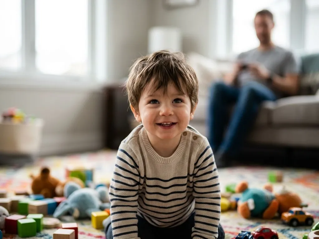 Niños jugando con figuras geométricas de colores en inglés