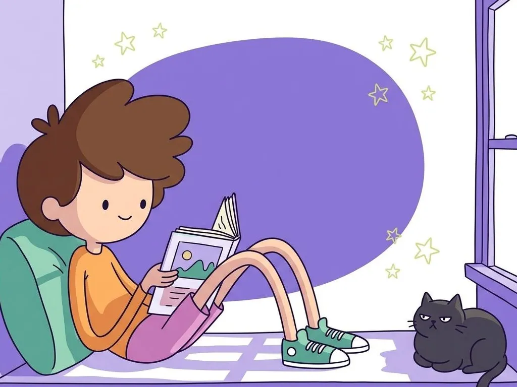 Madre e hijo leyendo juntos un libro infantil en inglés en el sofá de casa
