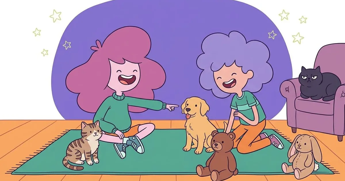Domestic Animals in English for Kids