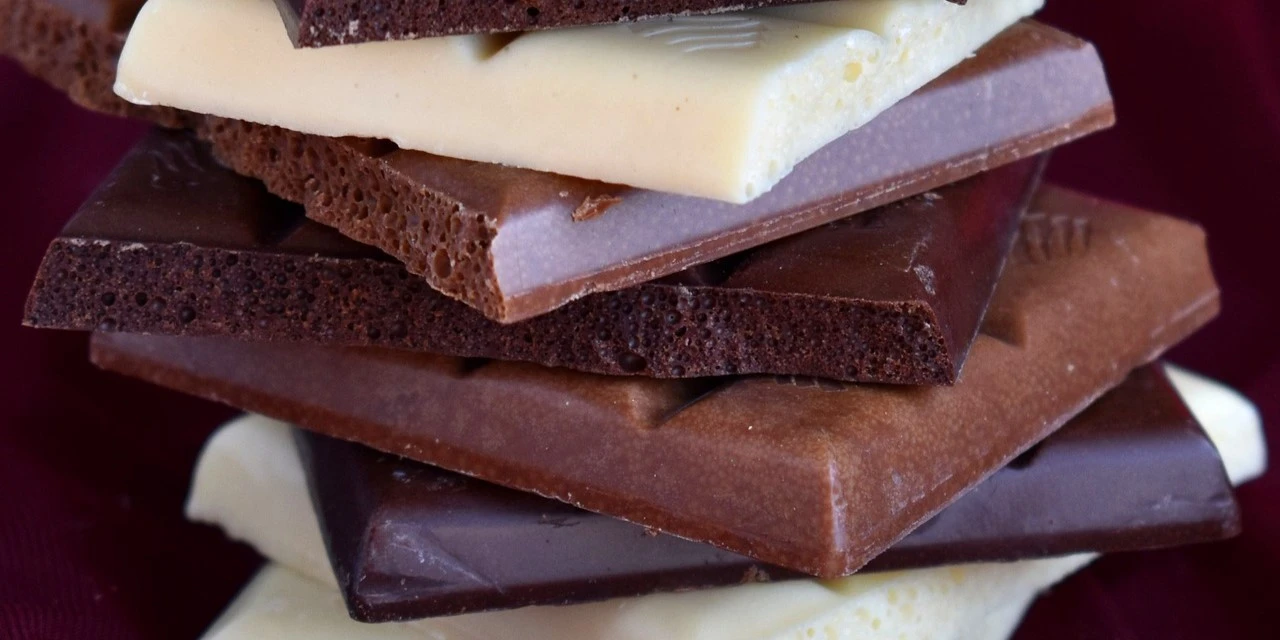des tablettes de chocolat