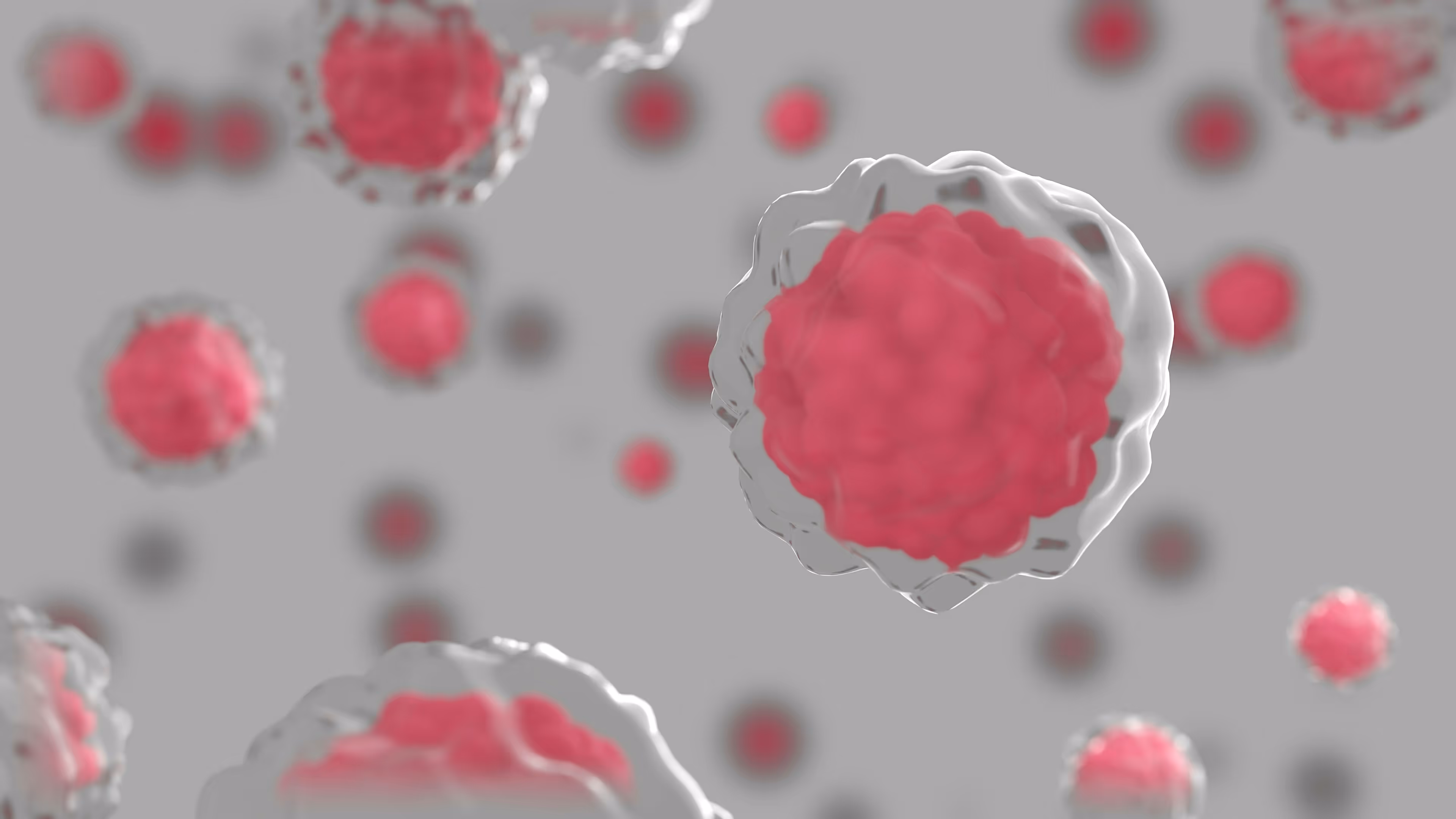 Représentation visuelle de cellules souches, pertinente pour la recherche avancée en matière d'alopécie en France.