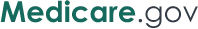 Medicare.gov logo in green and gray, representing the U.S. federal health insurance program often accepted by dental providers.