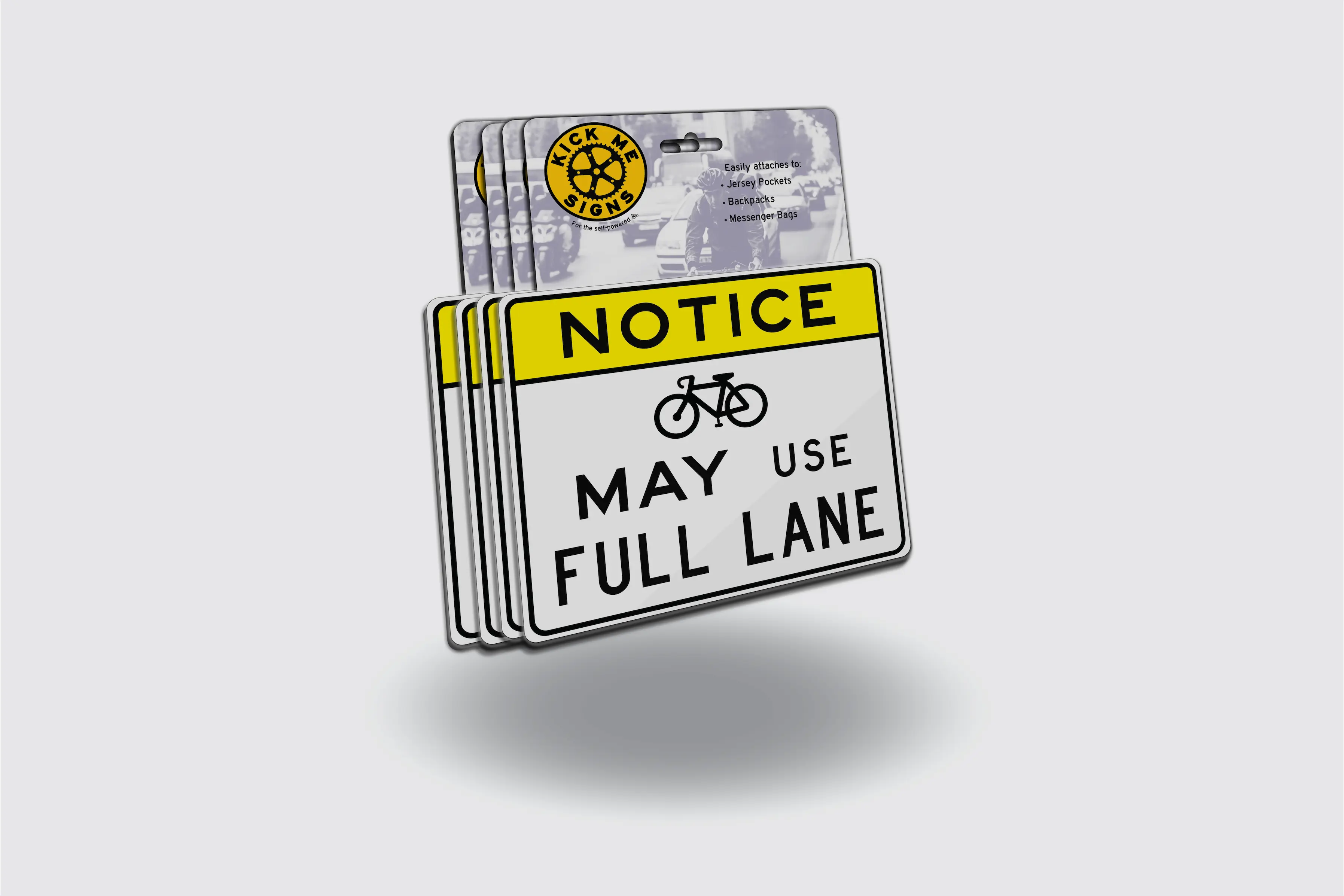 Kick Me Signs hangtag mockup