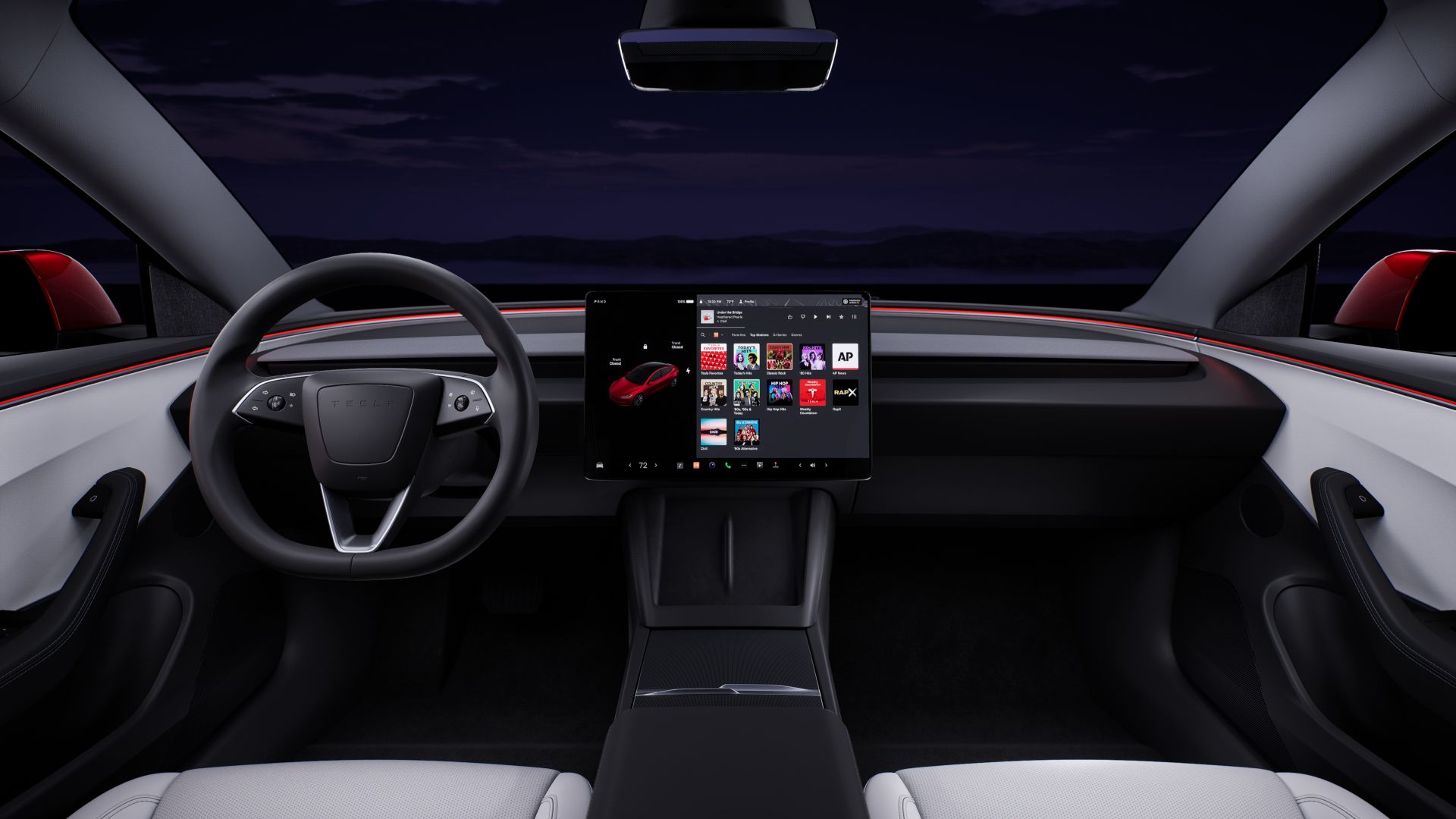 Tesla Model 3 Dashboard