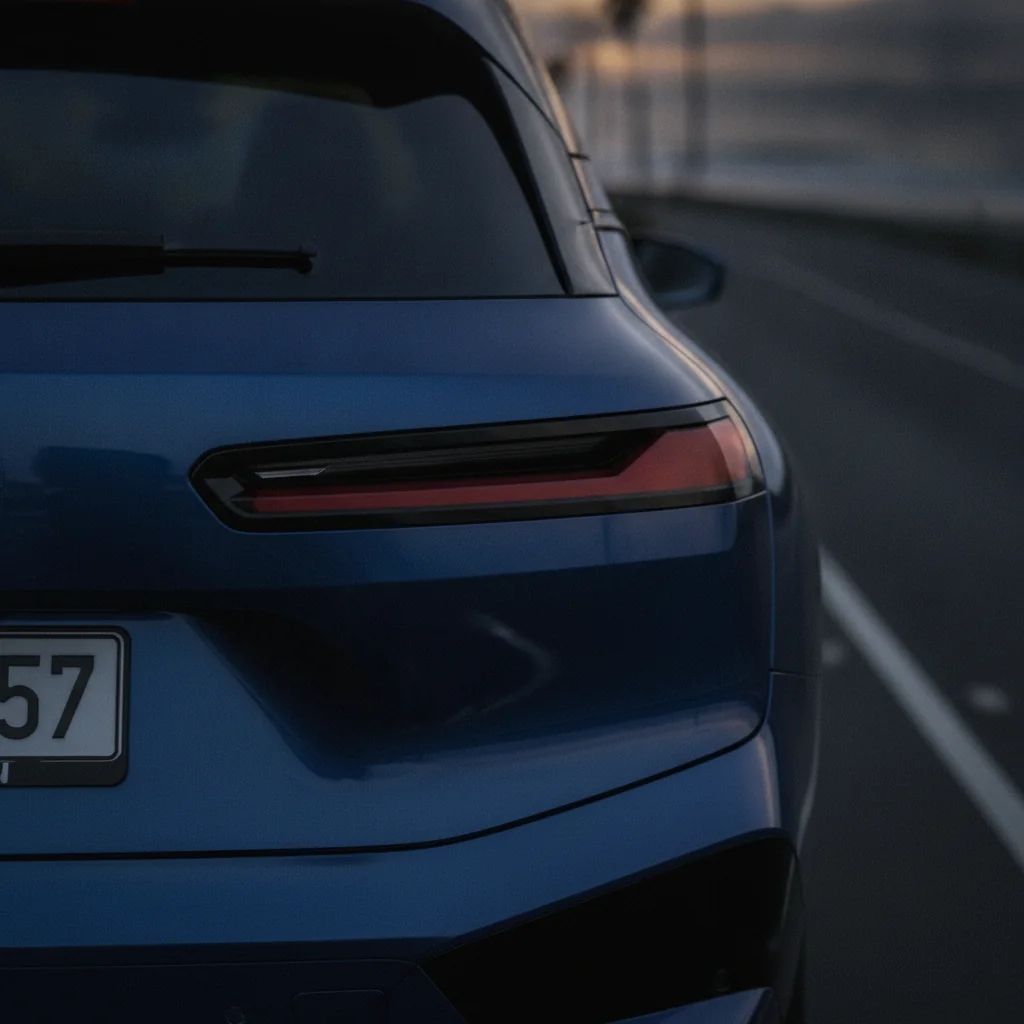 BMW iX Heckdetail, jetzt verkaufen bei Aampere