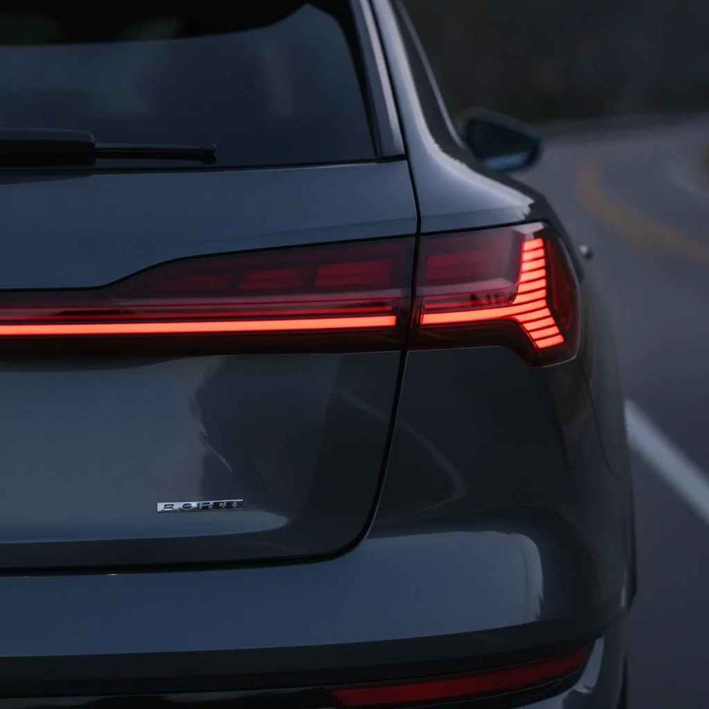 Audi e-tron Heckdetail, jetzt verkaufen bei Aampere