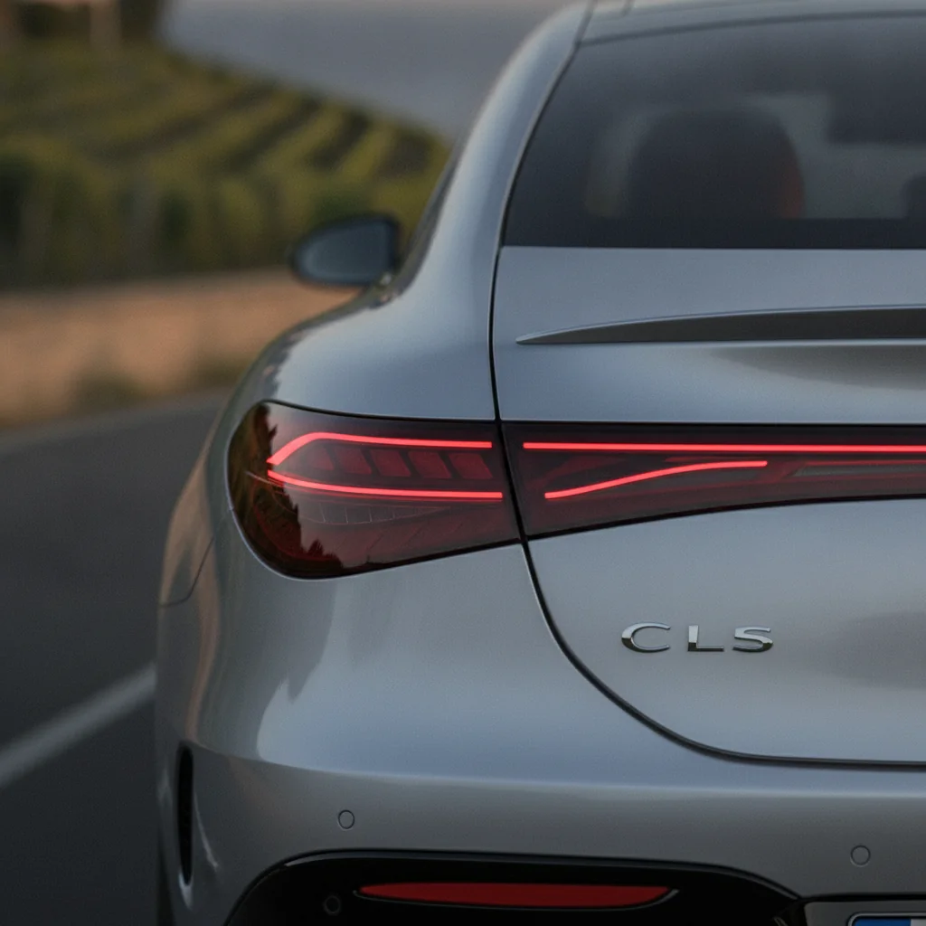 Mercedes-Benz EQE Heckdetail, jetzt verkaufen bei Aampere