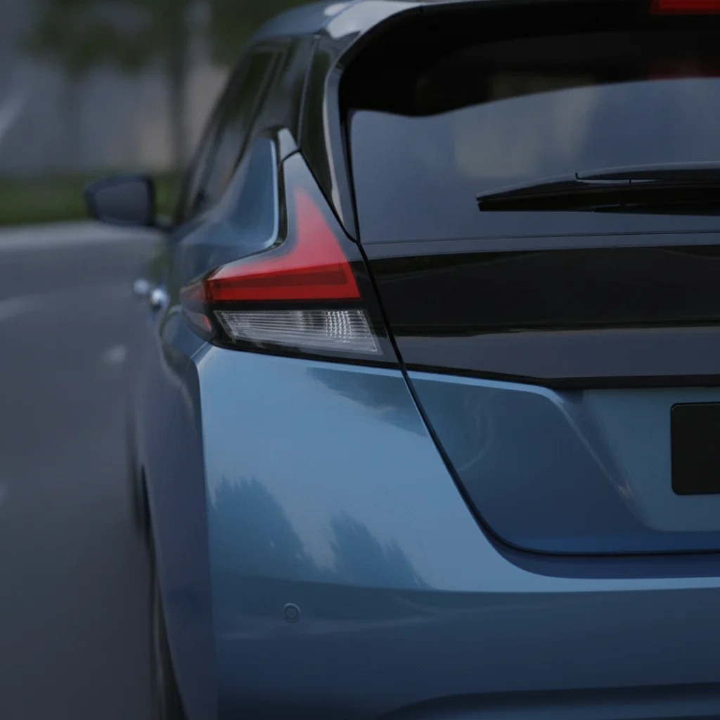 Nissan Leaf Heckdetail, jetzt verkaufen bei Aampere