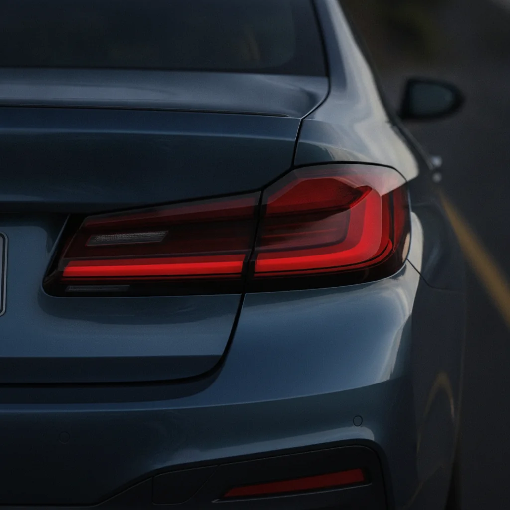 BMW i5 Heckdetail, jetzt verkaufen bei Aampere