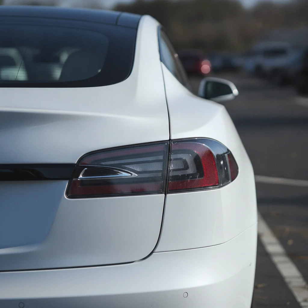 Tesla Model S Heckdetail, jetzt verkaufen bei Aampere