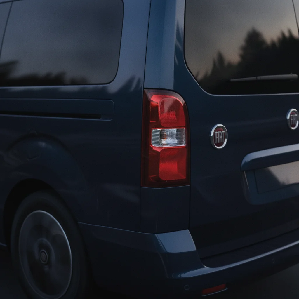 Heckdetail Fiat E-Ulysse, Rücklicht-Nahaufnahme