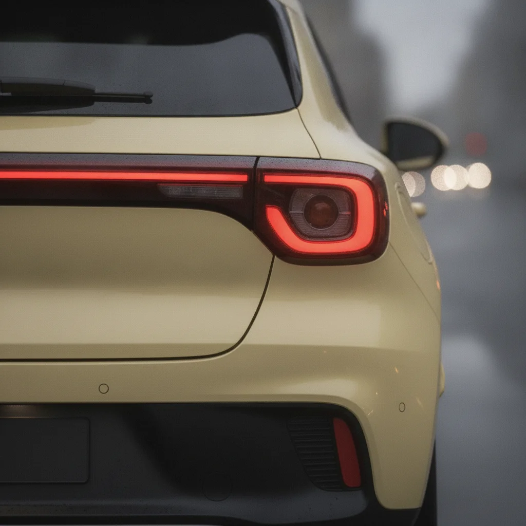 Heckdetail GWM Ora 03, Rücklicht-Nahaufnahme