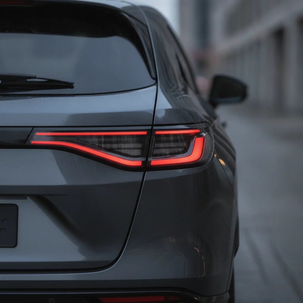 Heckdetail Honda e:Ny1, Rücklicht-Nahaufnahme