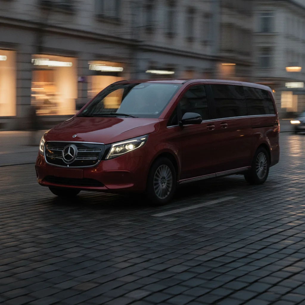 Mercedes-Benz EQV in Fahrt