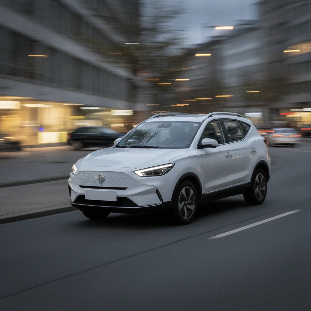 MG ZS EV in Fahrt