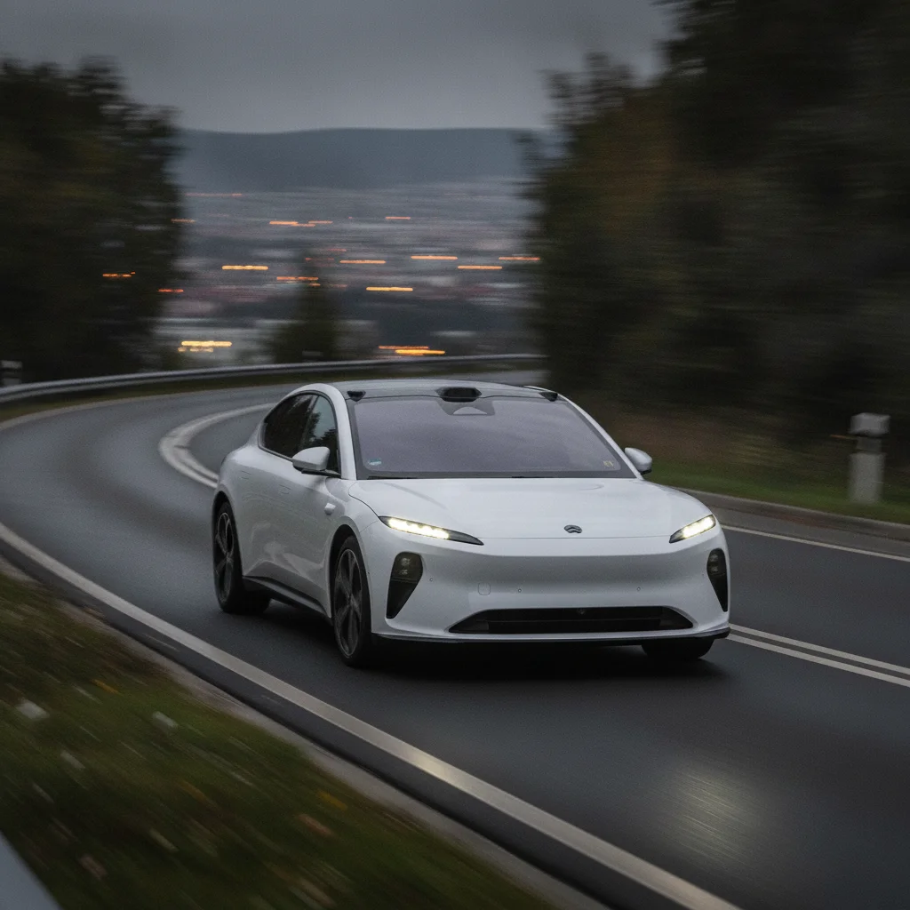NIO ET5 in Fahrt