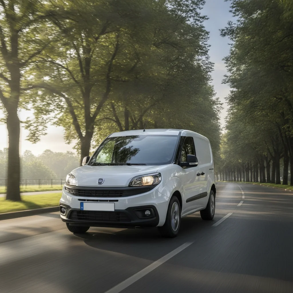 Fiat E-Doblo in Fahrt, jetzt verkaufen bei Aampere