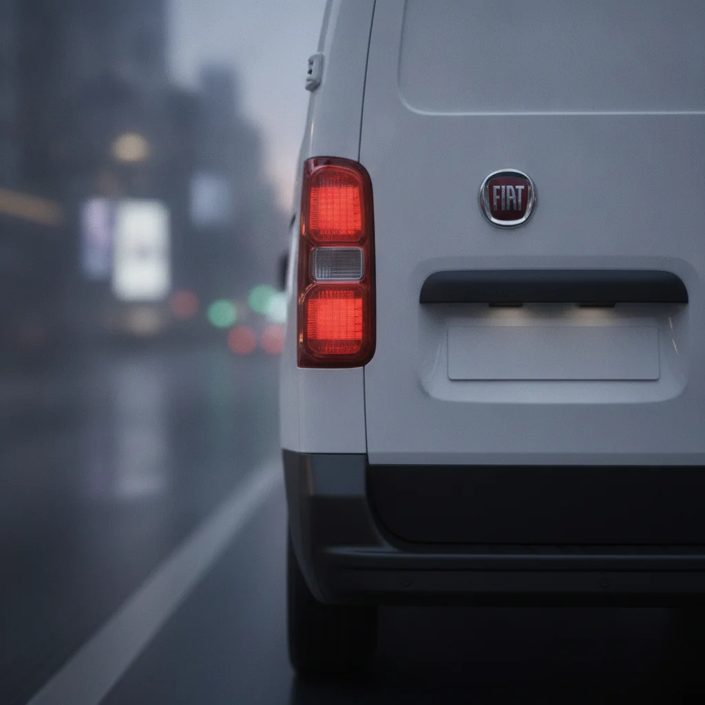 Fiat E-Scudo Heckansicht im Detail, jetzt verkaufen bei Aampere