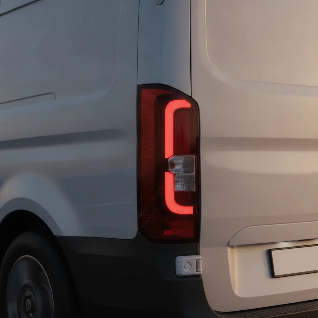 Maxus eDeliver9 Heckansicht im Detail, jetzt verkaufen bei Aampere