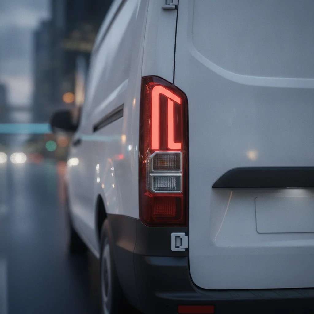 Maxus eDeliver3 Heckansicht im Detail, jetzt verkaufen bei Aampere