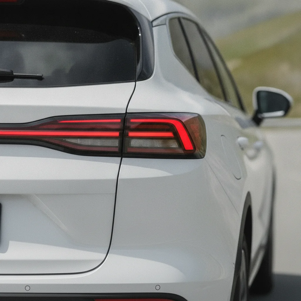 Maxus Euniq6 Heckansicht im Detail, jetzt verkaufen bei Aampere