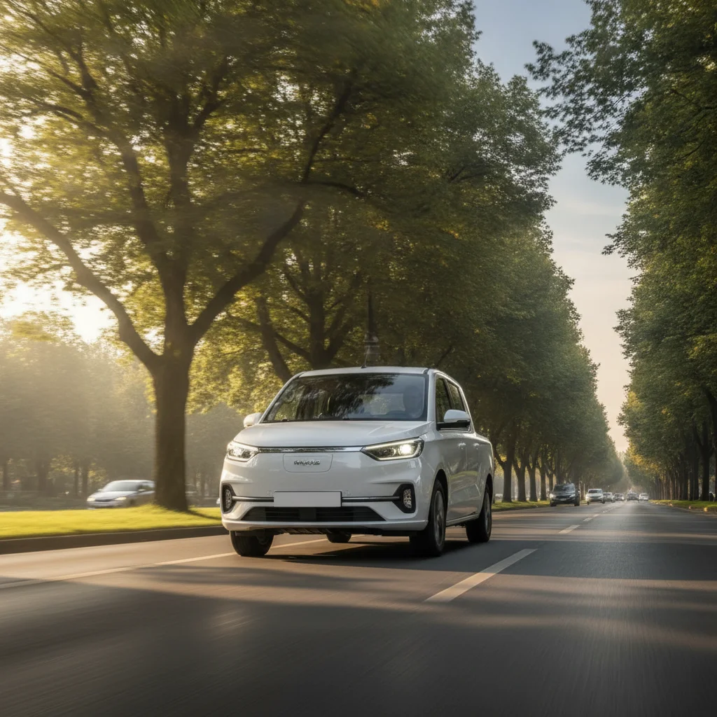 Maxus T90 EV in Fahrt, jetzt verkaufen bei Aampere
