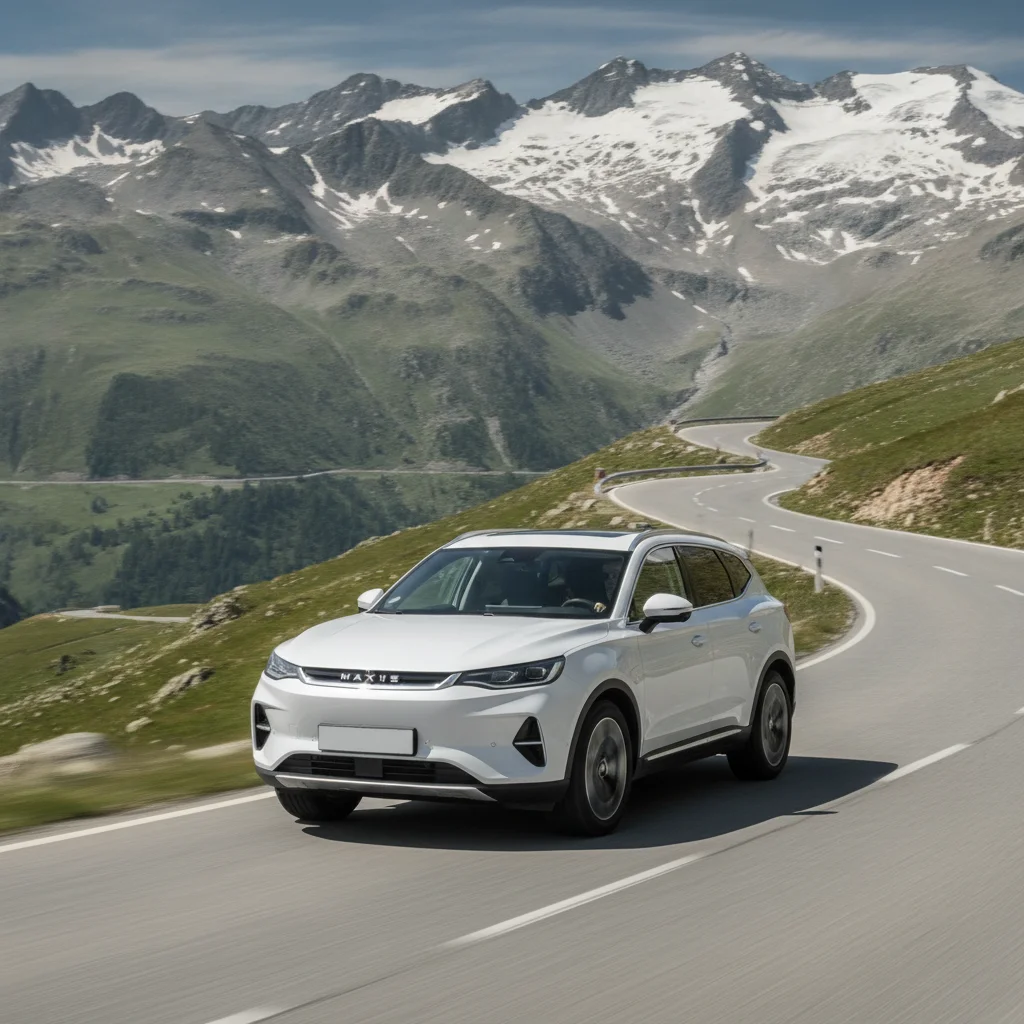 Maxus Euniq6 in Fahrt, jetzt verkaufen bei Aampere