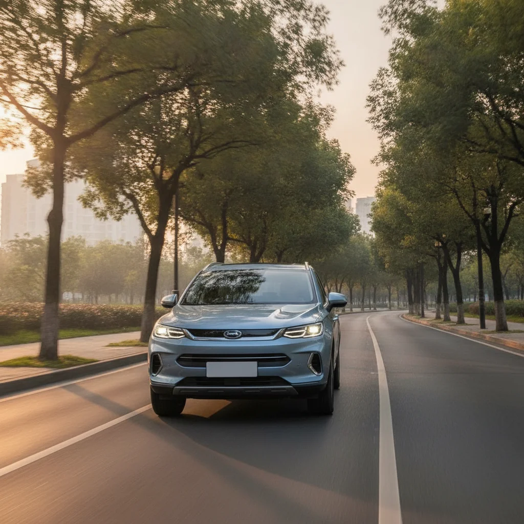 BYD Tang in Fahrt, jetzt verkaufen bei Aampere