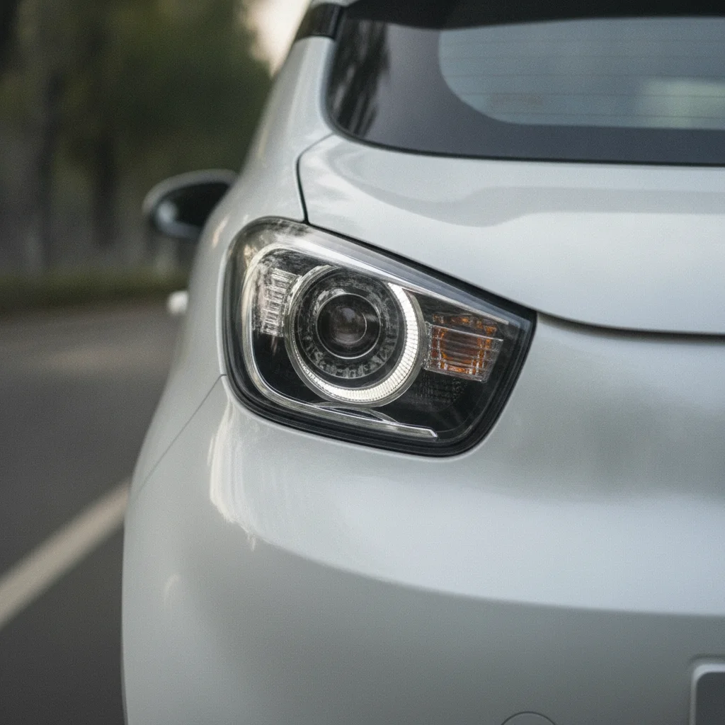 Chery eQ1 Heckansicht im Detail, jetzt verkaufen bei Aampere