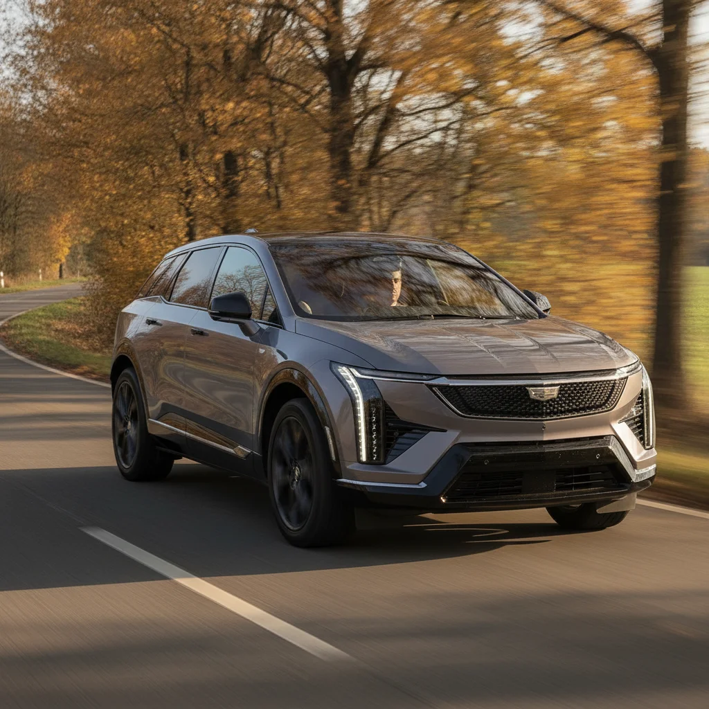 Cadillac Optiq in Fahrt, jetzt verkaufen bei Aampere