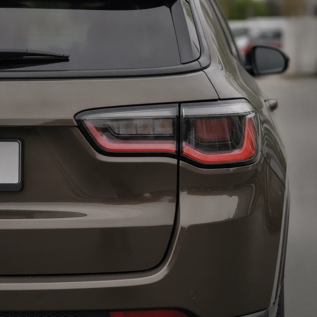 Jeep Compass Elektro Heckdetail, jetzt verkaufen bei Aampere
