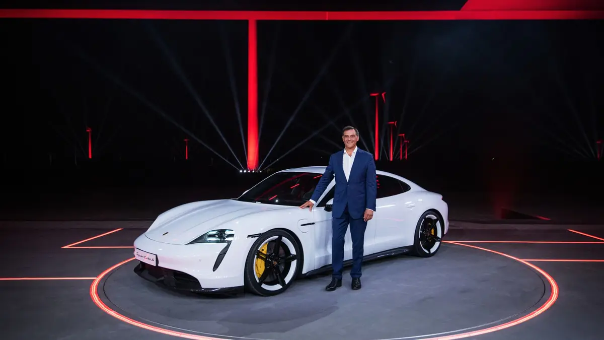Der Taycan feierte Weltpremiere in Asien im Jahr 2019.