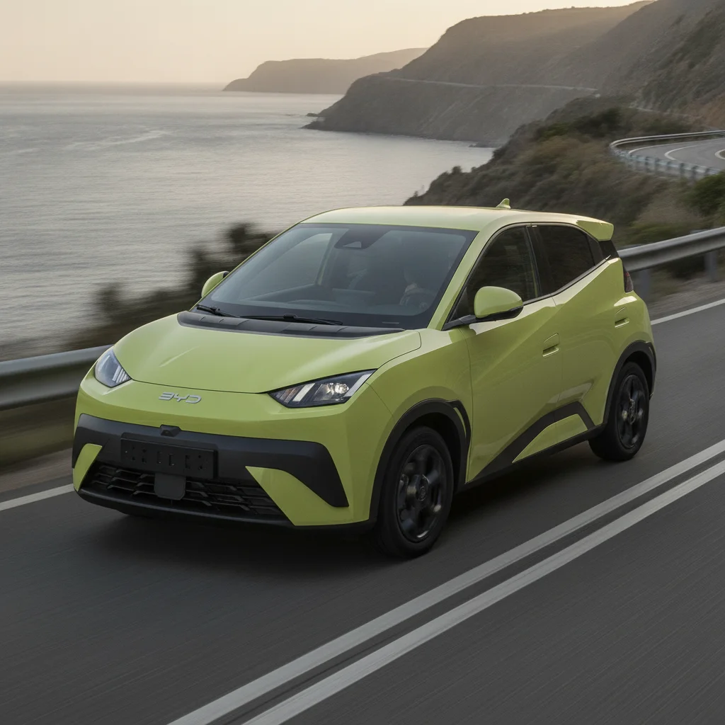 BYD Dolphin Surf in Fahrt, jetzt verkaufen bei Aampere