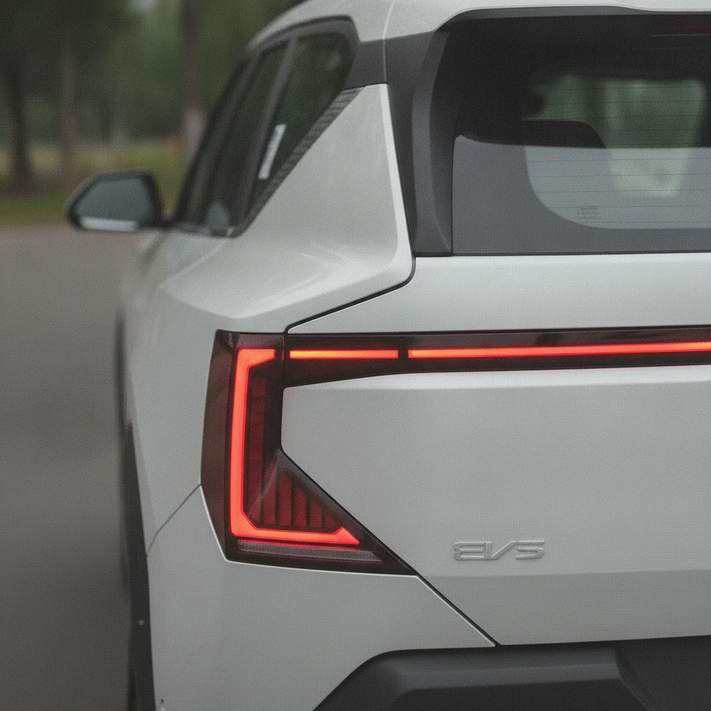 Kia EV5 Heckdetail, jetzt verkaufen bei Aampere