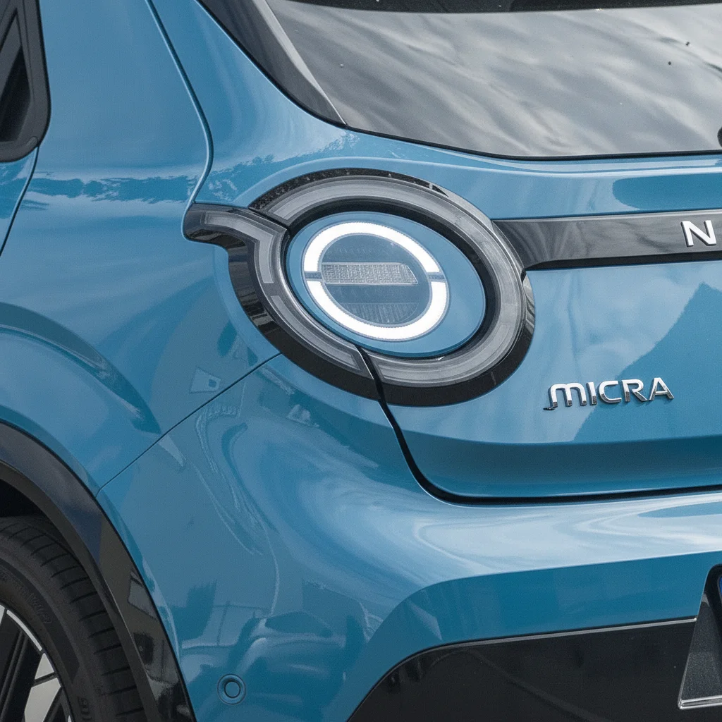 Nissan Micra Electric Heckdetail, jetzt verkaufen bei Aampere