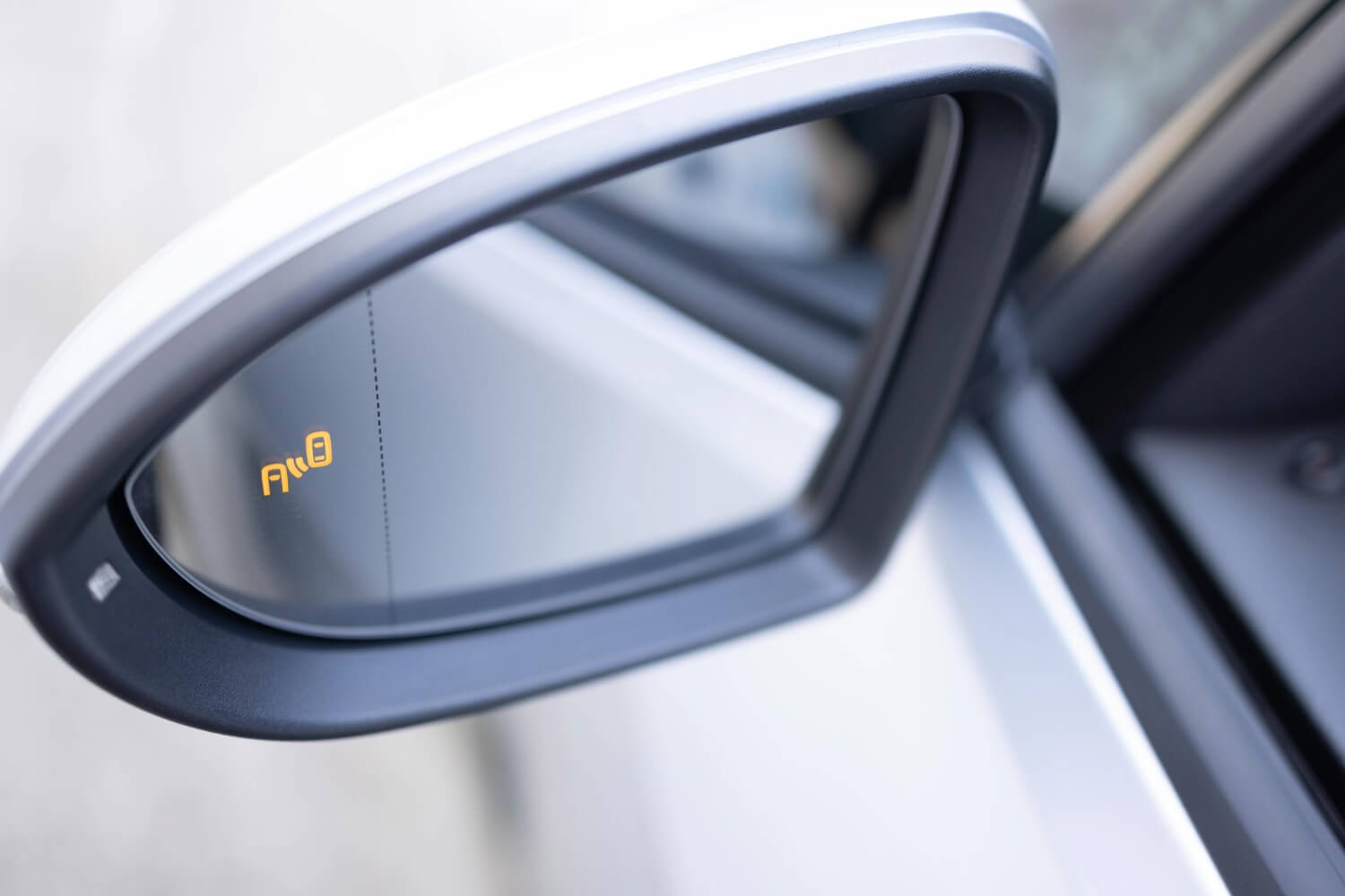 ADAS system on a white vehicle